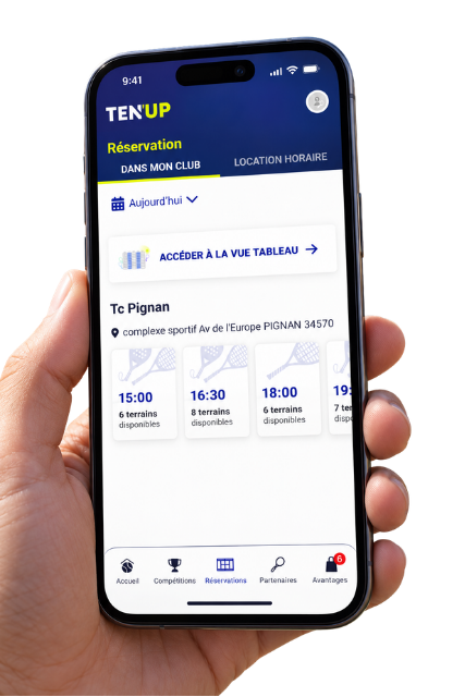 application tenup pignan